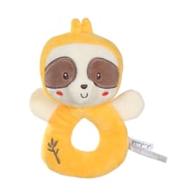Hochet Bebe Bamboo - Paresseux - 14 cm s/carte