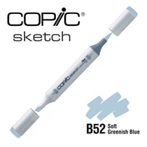 Copic - Marqueur à l'alcool Copic Sketch B52 Soft Greenish Blue