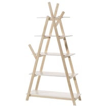 KIDDY Bibliothèque Design 80cm Naturel Blanc - Vipack