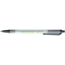 Stylo à bille - Noir - BIC - Rétractable - Plastique recyclé - Ecolutions