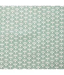 Tissu coton Saijo de 150 cm de largeur Azur Vert vendu par 50 cm