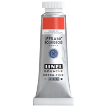 Gouache - Extra-fine - Rouge cadmium écarlate - 418 - Lefranc Bourgeois - Linel - 14ml