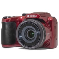 KODAK Pixpro Astro Zoom AZ255 - Appareil Photo Bridge Numérique 16 Mpixels, Zoom Optique 25X, Video HD 1080p, Grand Angle 24 mm, Stabilisateur Optique d'Image, Ecran LCD 3, Pile AA - Rouge