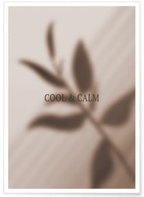 Affiche Cool and Calm | A3 : 29,7x42cm
