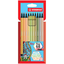 STABILO Pen 68 - Couleurs nature - 10 pcs