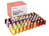 PooLin – Fil à broder 800 m 60 coloris
