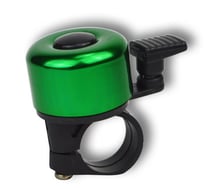 Mini sonnette de vélo verte