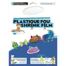 Plastique Fou Blanc 7 feuilles