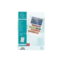 Lot De 50 Pochettes Coins Incolore - A4 - Exacompta