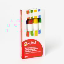 4 marqueurs effaçables pour tableau Oxybul