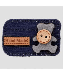 Accessoire Rectangle Teddy, HandMade 45mm - Prym 68 Bleu marine