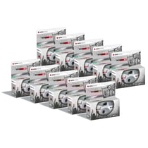 AGFA PHOTO PACK 10 x 601026 - Appareil Photo Jetable LeBox Black&White, 27 Photos, Objectif Optique 31 mm - Gris
