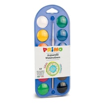 Palette d'aquarelle 12 couleurs Ø 30 mm