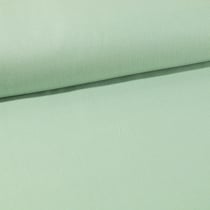 Tissu Toile de Coton Canevas uni Vert lichen