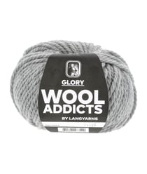 Pelote de Laine Vierge à tricoter GLORY - Wool Addicts 0003 Gris