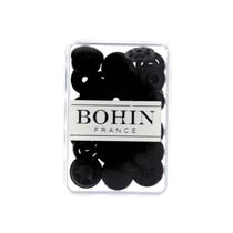 Boutons pressions sans pince 13mm Bohin noir