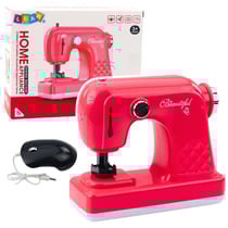 Machine À Coudre Jouet Rose Pour Enfants Avec Souris Pédale Et Lumières