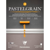Bloc - Pour pastel - Grain intense - 30x40cm - 360g - Teintes grises - Clairefontaine - Pastelgrain n°1