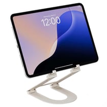 Twelve south Support Curve Mini Dune de Bureau Repliable et Ajustable pour Tablette et iPad Argent