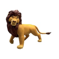 figurine disney lion Mufasa - Bullyland - Beige