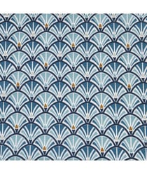 Tissu coton Fleur Jacinthe de 140 cm de largeur Multicolore vendu par 50 cm
