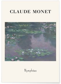 Affiche Claude Monet - Nymphéas | A3 : 29,7x42cm