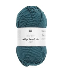 Fil à tricoter Creative Silky Touch Dk Vegan - 100gr - Rico Design 35 Vert Algue