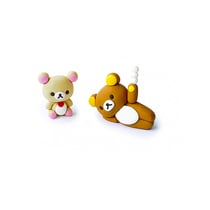 Mallette Kawai Rilakkuma Pate polymere - Fimo - Jaune