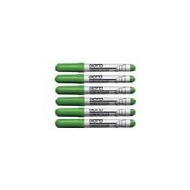 Lot de 6 marqueurs effaçables pointe ogive 5 à 7 mm - GIOTTO - Encre verte