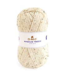 Pelote de laine MAGNUM TWEED 400 GR ! - DMC 929 Ecru