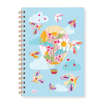 Carnet de notes à spirale Tu es magique - A5 - 160 pages - Hirondelles & Cie