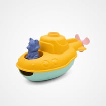 Jouet de bain made in France en matière recyclée Sous-marin de Mr Renard