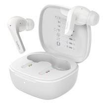 Belkin Écouteurs Sans Fil Bluetooth 5.2 Double Microphone Réduction de Bruit Blanc