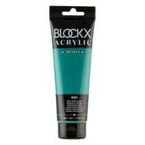 Peinture acrylique - Vert émeraude - 620 - BLOCKX Artist - Qualité beaux-arts - Tube 120ml