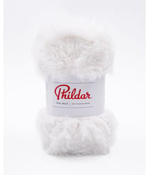 Pelote de fourrure à tricoter PHIL INUIT - 100GR - Phildar Neige Blanc