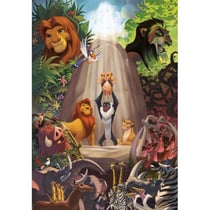 Puzzle roi lion disney, la naissance de simba 1000 pièces - collection dessin animé - clementoni - 39902