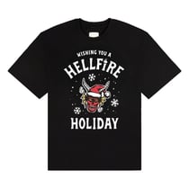 Stranger Things - T-Shirt Wishing You A Hellfire Holiday - Taille XL - Brands In
