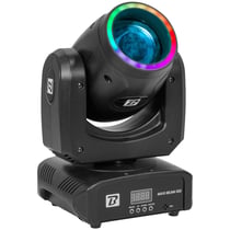 BoomTone DJ Maxi Beam 100 – Lyre Beam LED 100W CREE avec faisceau 2°, prisme 6+12 facettes, gobos fixes, couleurs, strobe, DMX 12/14 canaux, PAN/TILT rapide – Éclairage scène et DJ