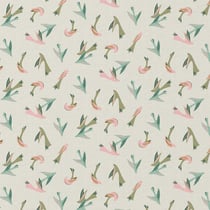 Tissu Coton imprimé Arty Voltige sur fond Blanc cassé