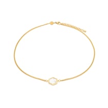 Collier Hexalia en pierres Howlite