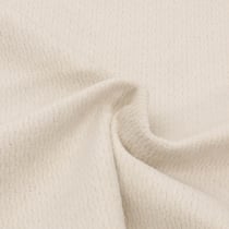 Tissu Jacquard d'ameublement Ultraclean uni Ecru