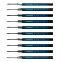 Lot 10 recharges pour stylo bille - Noir - Pointe extra-large - Slider 755 XB - Schneider