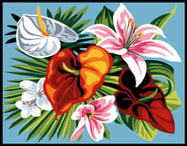 Kit Canevas Margot Exotique 20x25 cm
