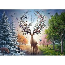 puzzle 1000 pièces – Cerf – édition 50 ans – Ravensburger