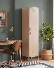Armoire de bureau Acier Beige FROME - Beliani