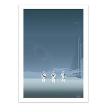 Affiche 50x70 cm - Scarif Storm Troopers - Turo