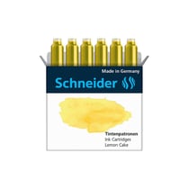 Lot de 6 cartouches d'encre pastel - Lemon Cake - Schneider