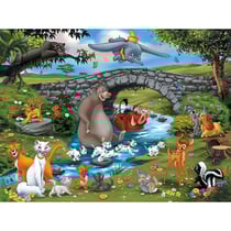 Puzzle xxl les heros disney s'amusent 100 pieces - ravensburger - 109470