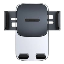 Baseus Support de Téléphone Tête Rotative pour Grille d'Aération / Tableau de Bord Noir transparent