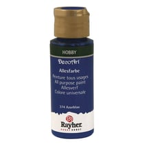 Peinture tous usages, flacon 59 ml, bleu azur